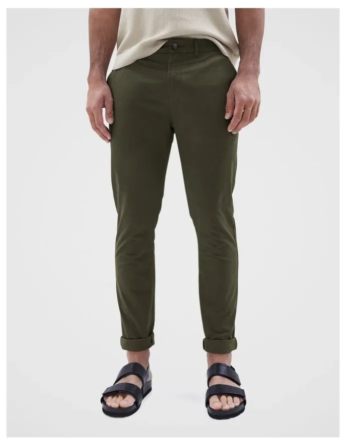 Unison Slim Chino Pant in Khaki