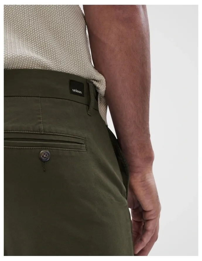 Unison Slim Chino Pant in Khaki