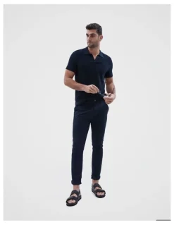 Unison Slim Chino Pant in Navy