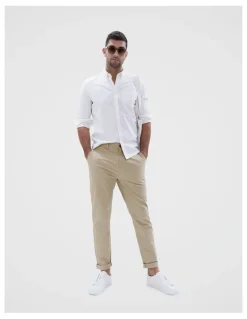 Unison Slim Chino Pant in Stone