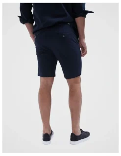 Unison Slim Chino Short in Navy