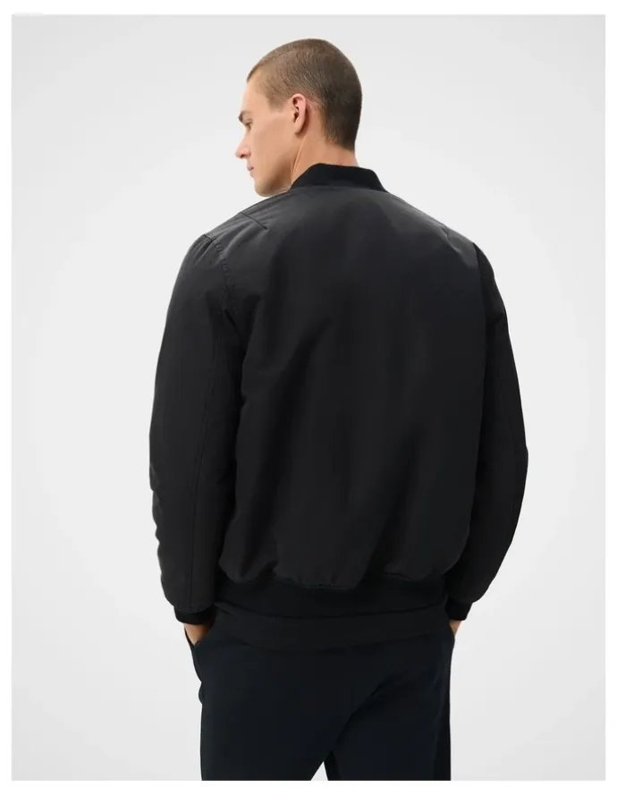 Unison Utility Bomber Jacket in Black