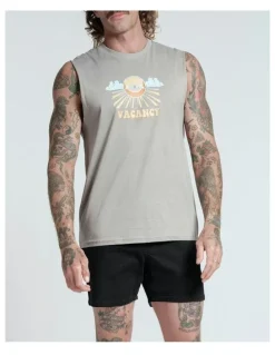 Vacancy Co All Seeing Eye Tank in Grey