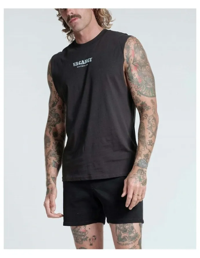 Vacancy Co Byron Tank in Charcoal