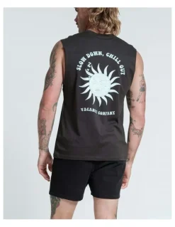 Vacancy Co Byron Tank in Charcoal