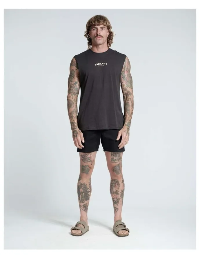 Vacancy Co Byron Tank in Charcoal