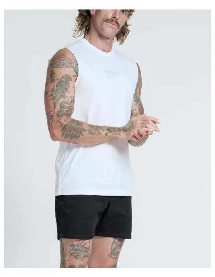 Vacancy Co Byron Tank in White
