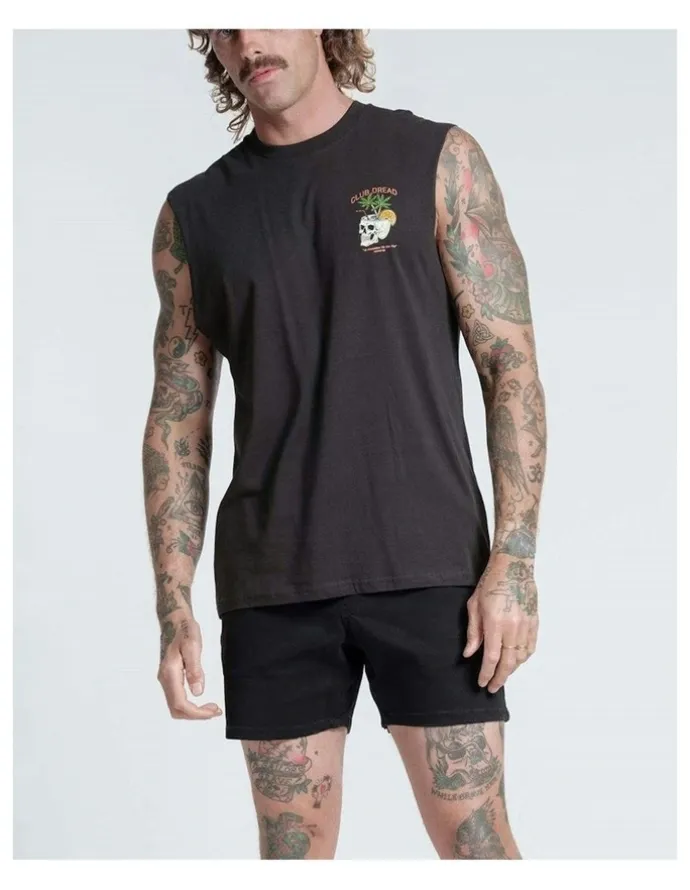 Vacancy Co Club Dread Tank in Charcoal