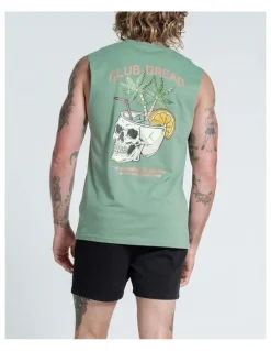 Vacancy Co Club Dread Tank in Sage