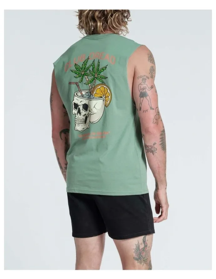 Vacancy Co Club Dread Tank in Sage