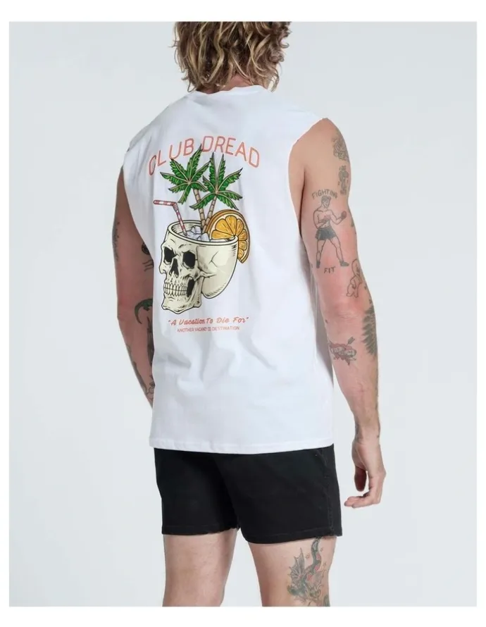 Vacancy Co Club Dread Tank in White