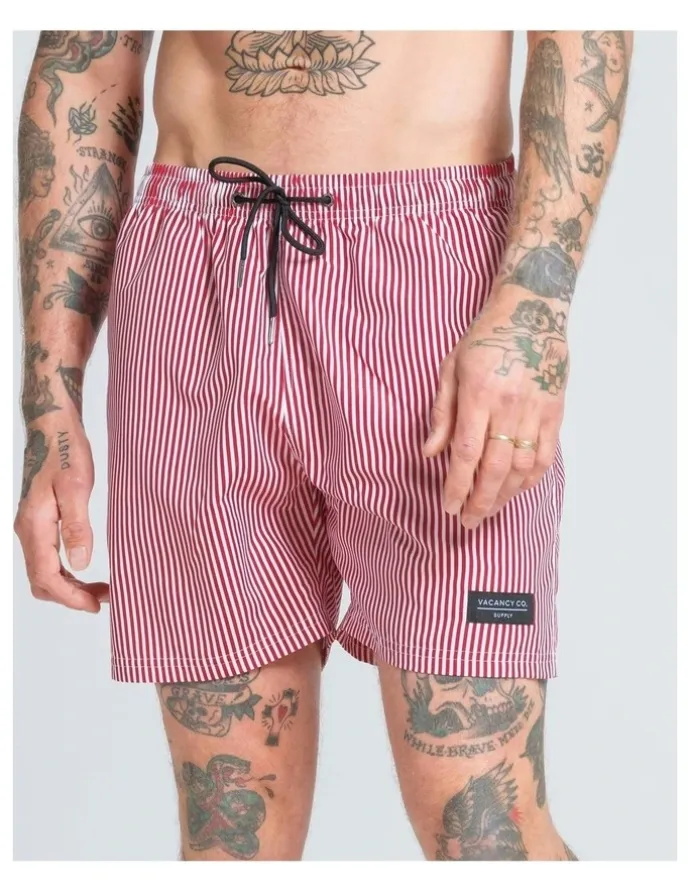 Vacancy Co Deck Swim Shorts in Multi