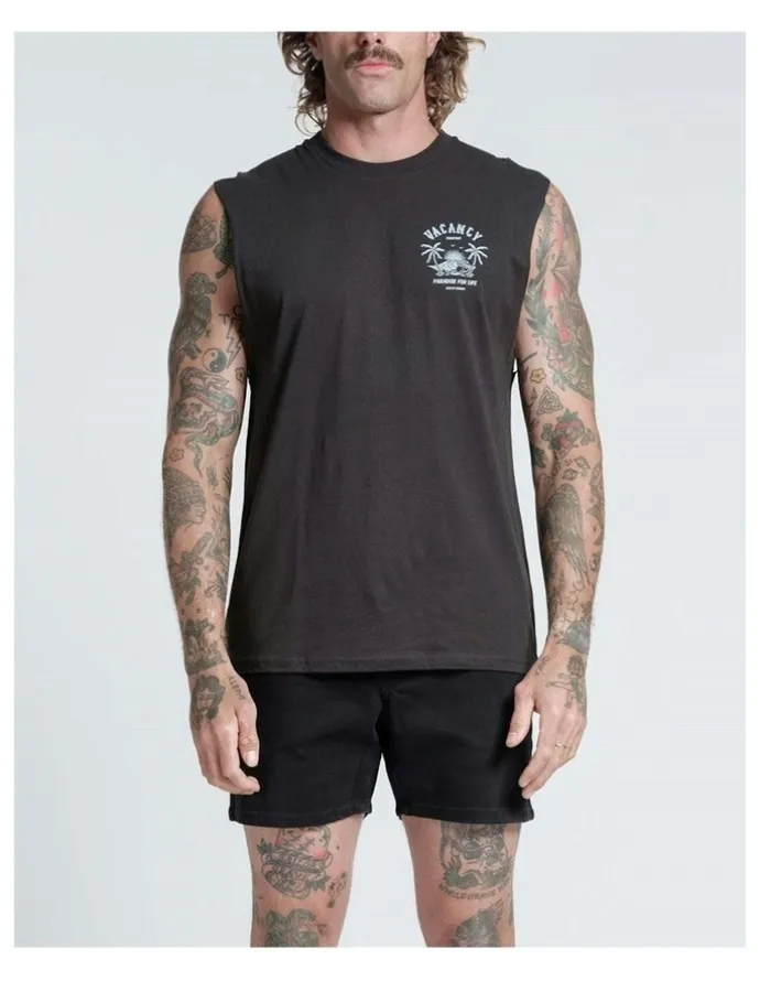 Vacancy Co Endless Summer Tank in Charcoal