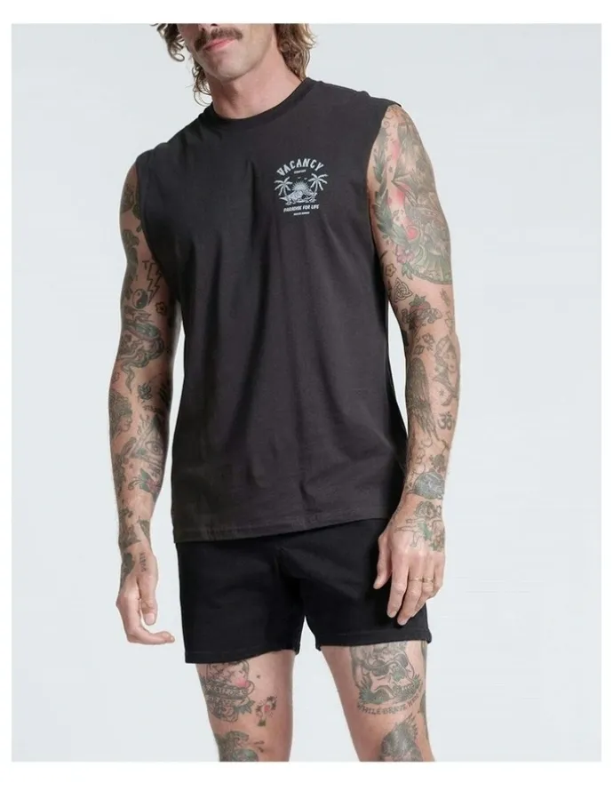 Vacancy Co Endless Summer Tank in Charcoal