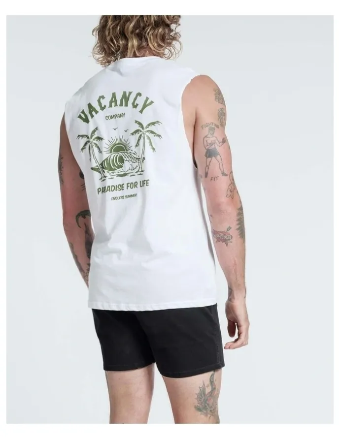 Vacancy Co Endless Summer Tank in White
