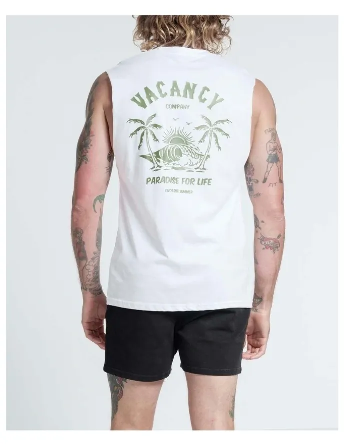 Vacancy Co Endless Summer Tank in White