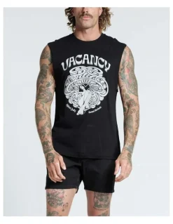 Vacancy Co Heartless Tank in Black