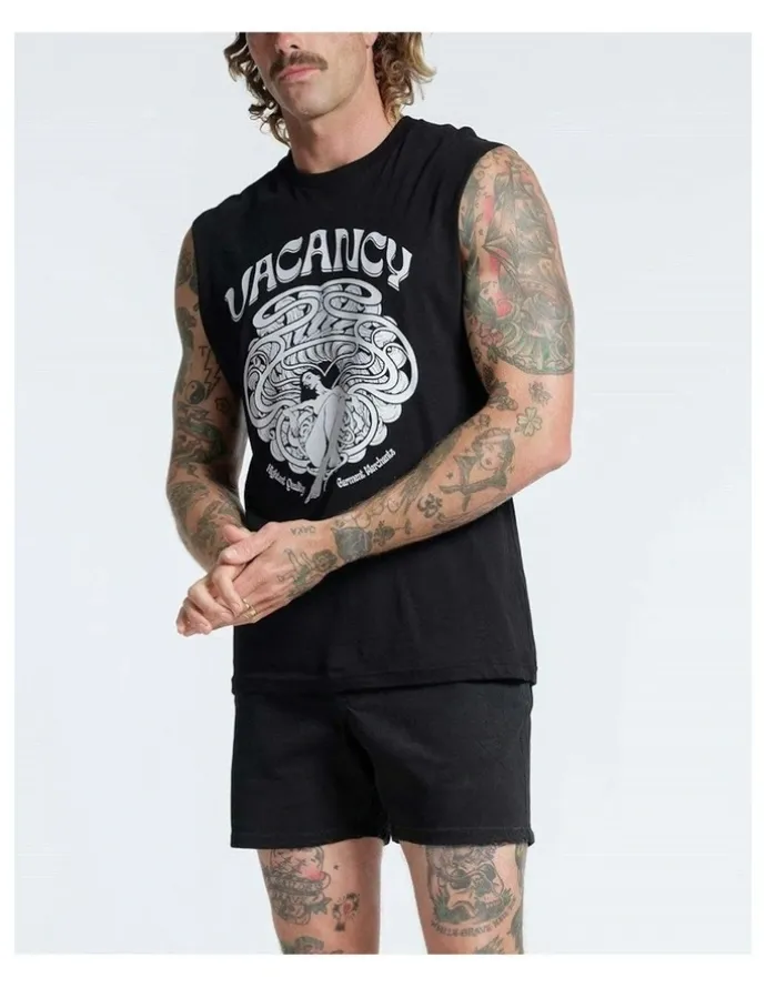 Vacancy Co Heartless Tank in Black