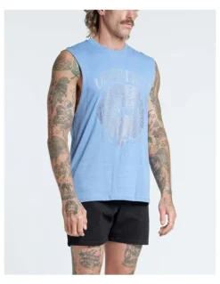 Vacancy Co Heartless Tank in Dusty Blue