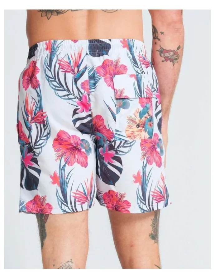Vacancy Co Hibiscus Swim Shorts in Assorted