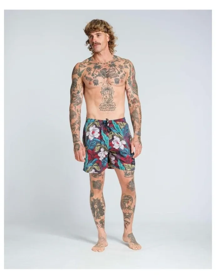 Vacancy Co Jungle Swim Short in Assorted