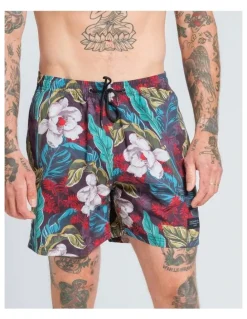 Vacancy Co Jungle Swim Short in Assorted