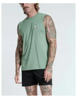 Vacancy Co Life on the Rocks Tank in Sage