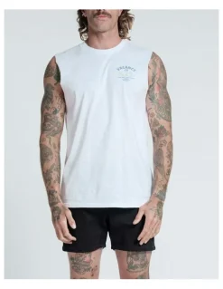Vacancy Co Long Days Tank in White
