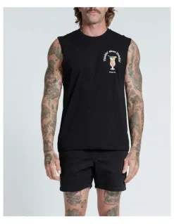 Vacancy Co Thinkin About Drinking Tank in Black
