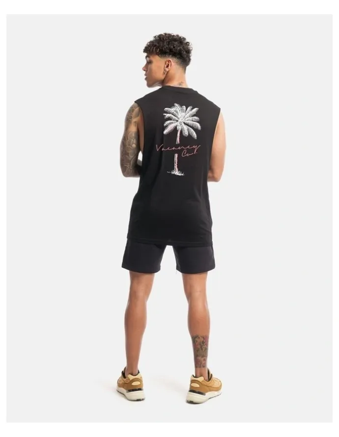 Vacancy Co Tropical Tank in Black