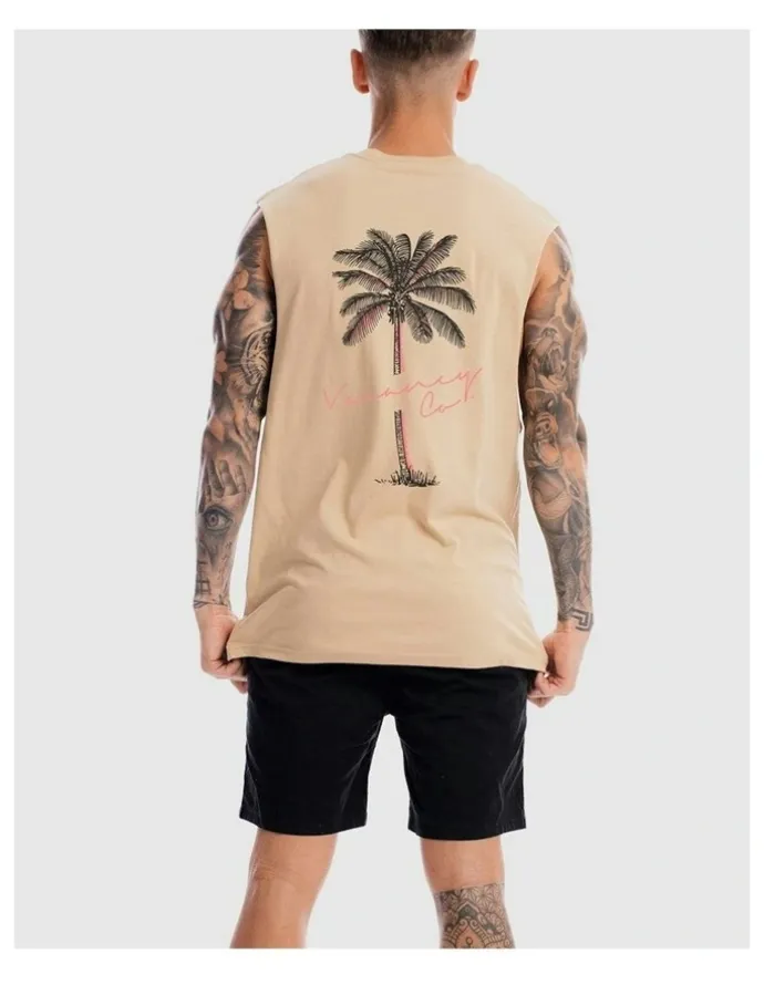Vacancy Co Tropical Tank in Camel