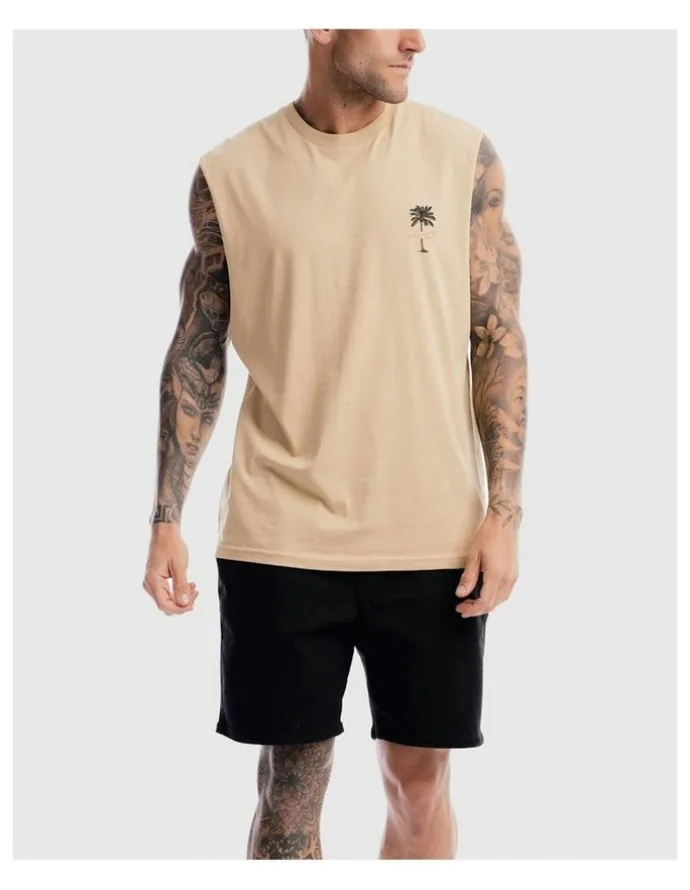Vacancy Co Tropical Tank in Camel
