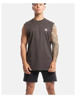 Vacancy Co Tropical Tank in Charcoal