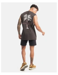 Vacancy Co Tropical Tank in Charcoal