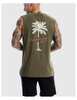 Vacancy Co Tropical Tank in Olive