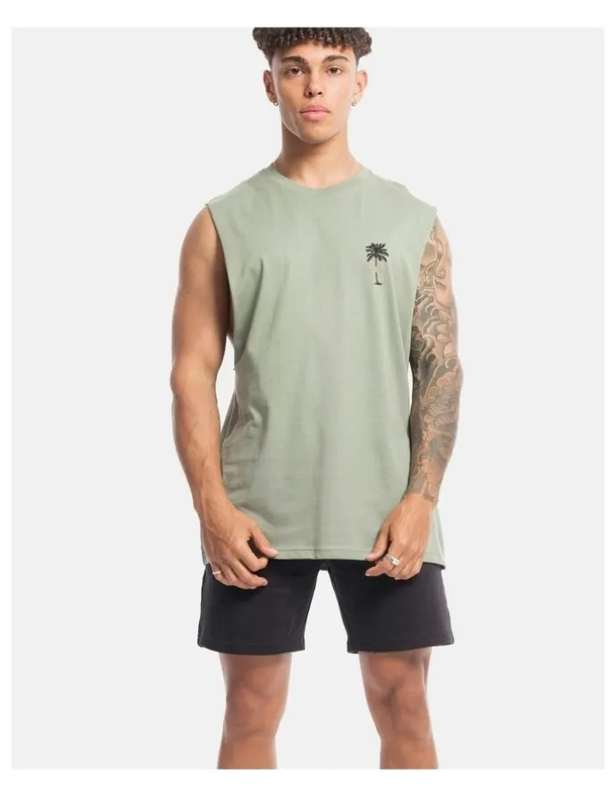 Vacancy Co Tropical Tank in Sage