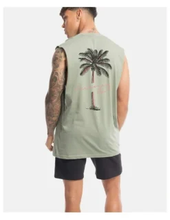 Vacancy Co Tropical Tank in Sage