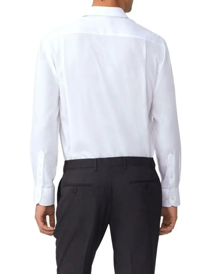 Van Heusen Classic Fit Shirt 1 Col Dobby in White