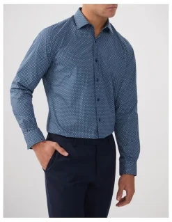 Van Heusen Clover Print Shirt in Forest