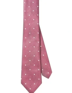 Van Heusen Dot Tie in Red