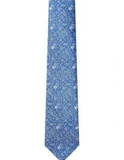 Van Heusen Floral Tie in Blue