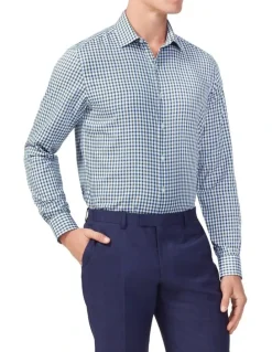 Van Heusen Gingham Check Shirt in Green