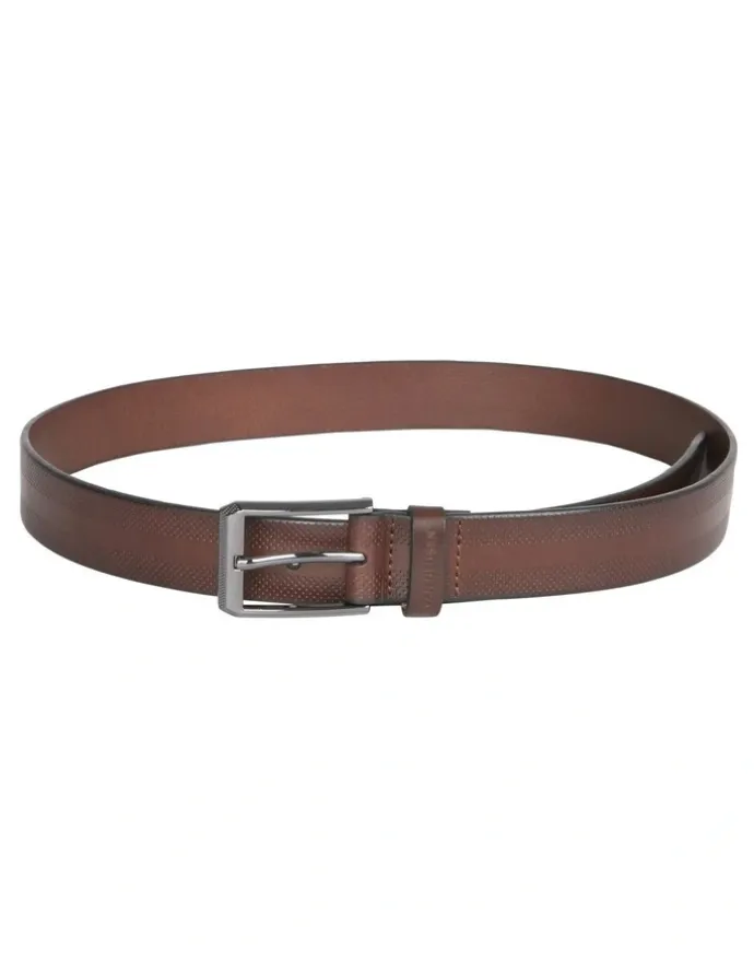 Van Heusen Leather Belt in Brown