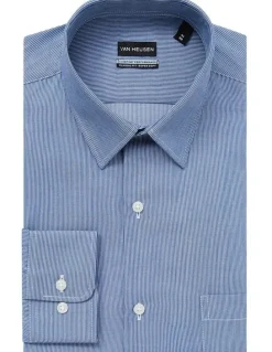 Van Heusen Mini Stripe Shirt in Navy