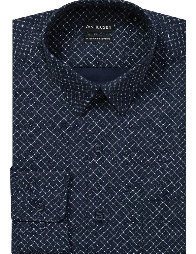Van Heusen Multi Colour Check Shirt in Navy