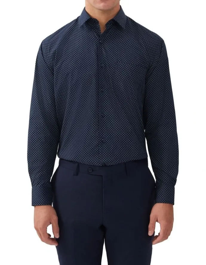 Van Heusen Multi Colour Check Shirt in Navy