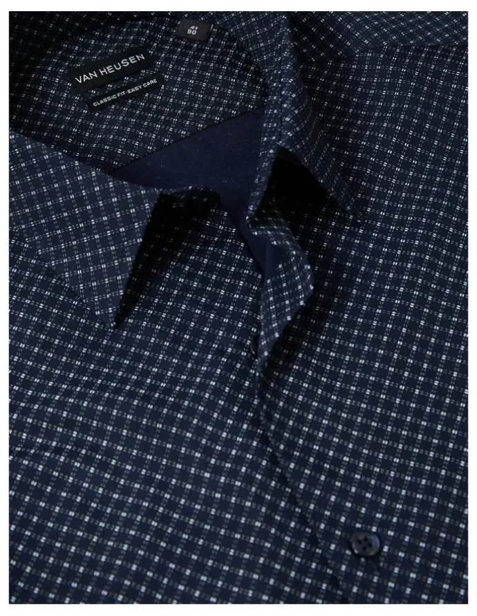 Van Heusen Multi Colour Check Shirt in Navy
