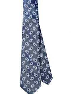 Van Heusen Paisley Tie in Navy