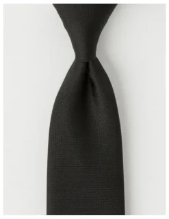 Van Heusen Plain Tie in Black