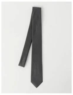 Van Heusen Plain Tie in Grey